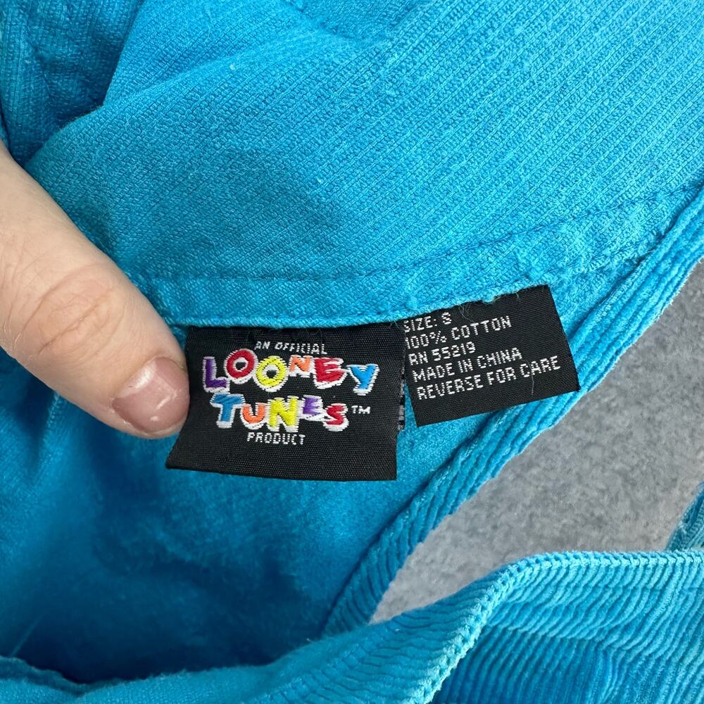 Looney Tunes VTG Woman’s S Tweety Bird Short Overalls Cotton Summer Rare 90s Y2K - Picture 6 of 14